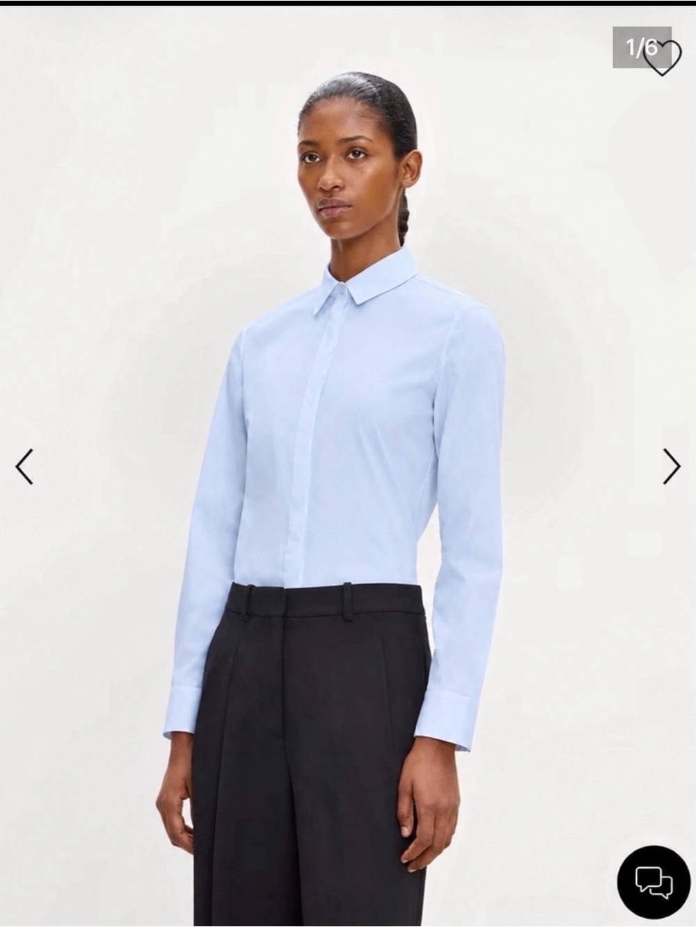 Theory Fitted Shirt in Good Cotton